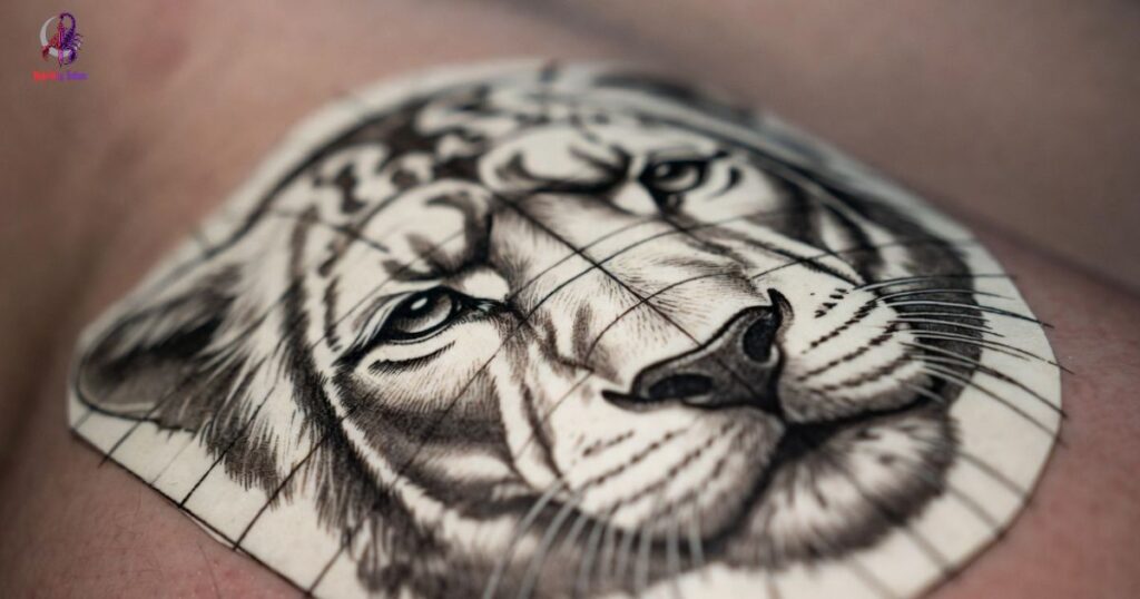 Realism Tattoo Stencil