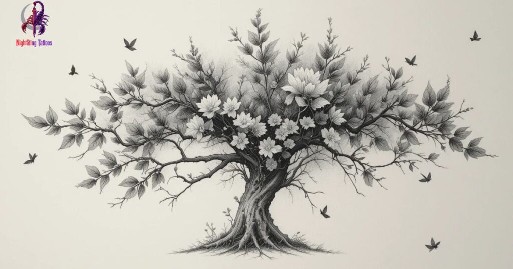 baum-tattoo-stile-von-blackwork-bis-aquarel