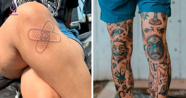 Knee Cap Tattoo