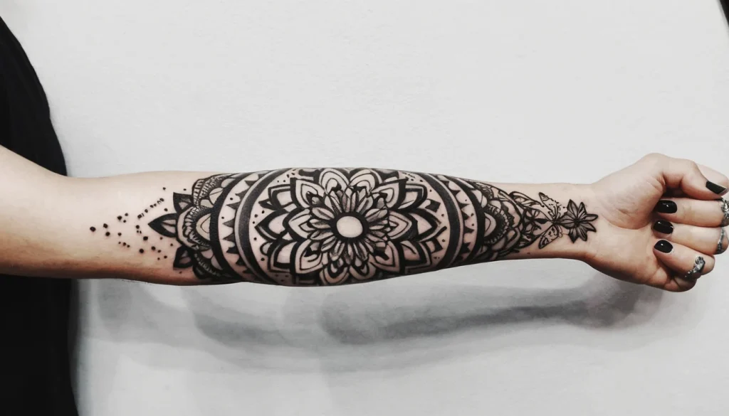 Mandala Forearm Tattoo