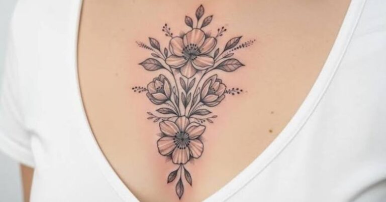 Sternum Tattoo Ideas